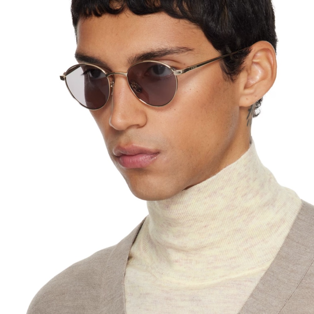 Loewe Groove Round Sunglasses